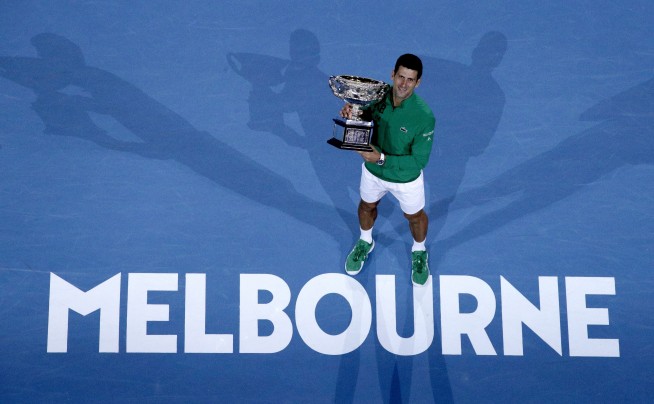 Djokovic tops Thiem for 8th Australian Open title, 17th Slam