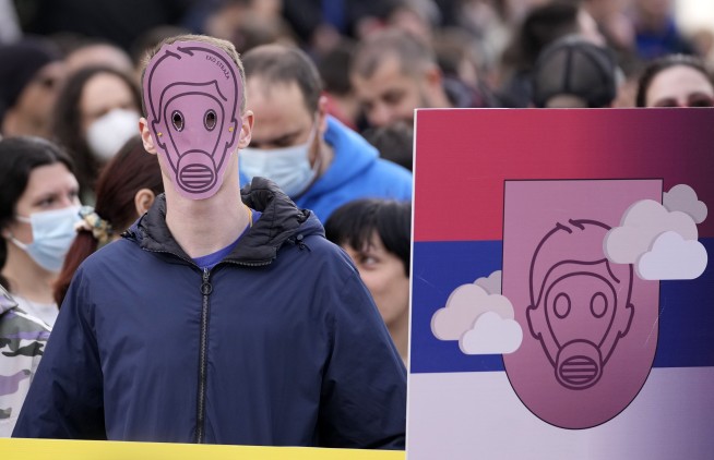 Rally in Belgrade demands end to alarming air pollution