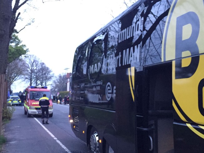 Germany: Player hurt in blasts near Borussia Dortmund bus