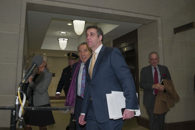 The Latest: Cohen to return for more questioning March 6