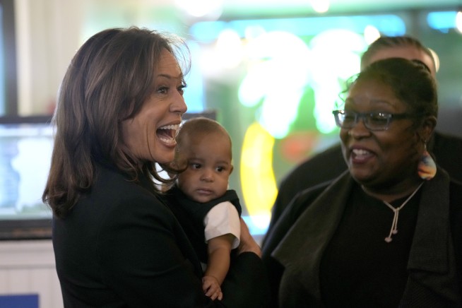 Harris rallies Philadelphia voters at church, barbershop, bookstore, restaurant and basketball court