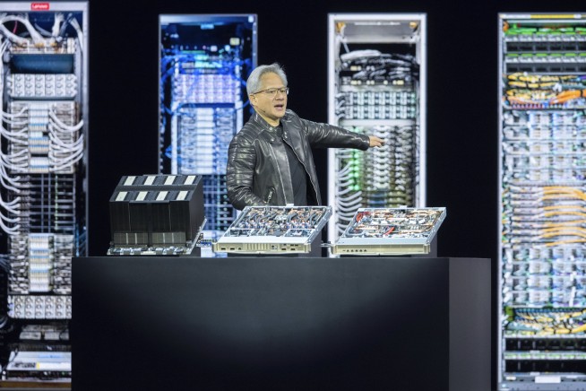 Tech shares fall after Nvidia says new US controls on exports of AI chip will cost it $5.5 billion