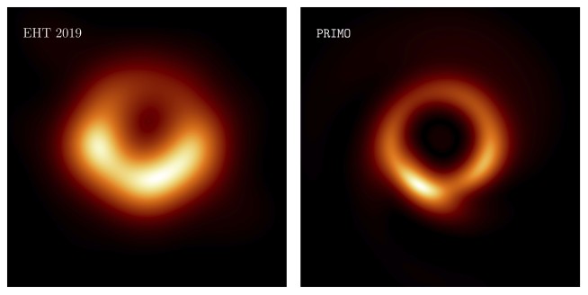 First image of a black hole gets a makeover with AI