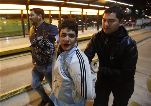 Argentine World Cup celebration marred by violence