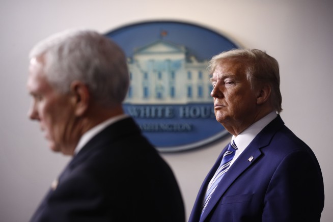 Trump says governors play 'political game' with virus tests