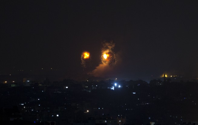 Israeli launches scores of airstrikes as Gaza fire persists