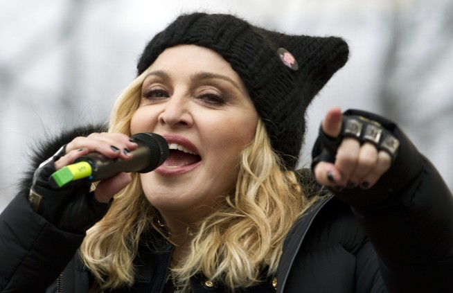 Madonna defends her anti-Trump speech at women's march
