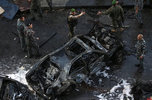 Car bomb kills politician, 5 others in Lebanon