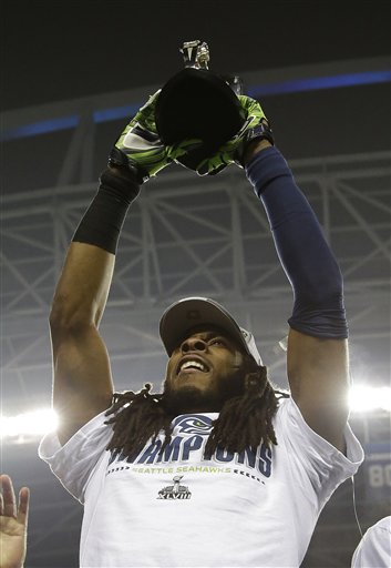 Seahawks' Sherman makes big play, talks bigger