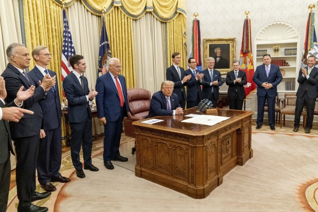 President Trump says UAE to open diplomatic ties with Israel