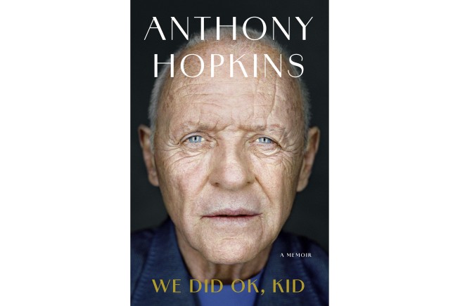 An actor in winter. Sir Anthony Hopkins will have a memoir out this fall