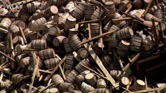 Storage collapse sent alcohol gushing into retention ponds