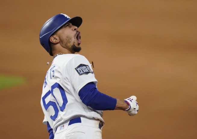 The Latest: Dodgers win 1st World Series title since 1988