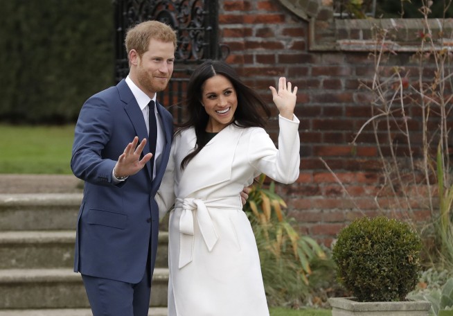 The Latest: Prince Harry, Meghan make brief appearance