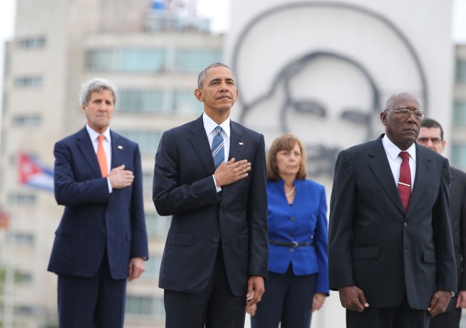 Tussling on human rights, Obama, Castro vow new path forward