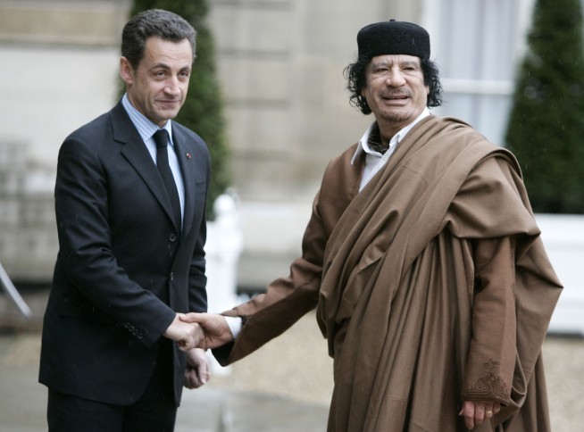 Ex-French president Sarkozy held on Gadhafi claims - source