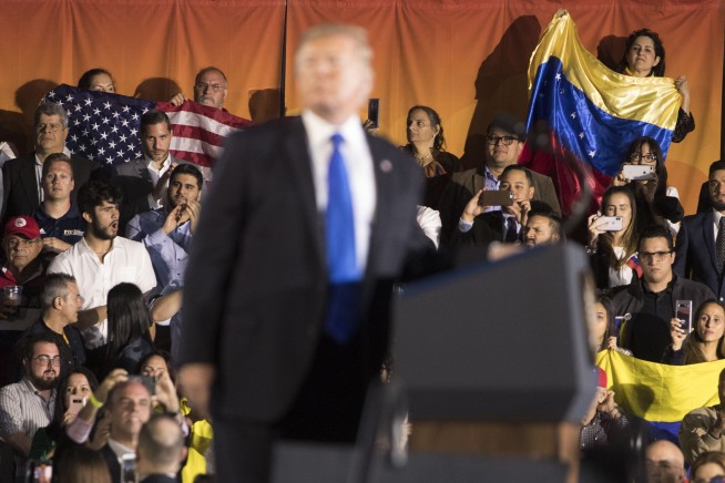 Trump pleads with Venezuela's military to back Guaido