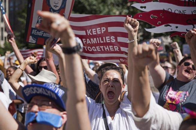 Major cities, tiny towns host immigration policy protests
