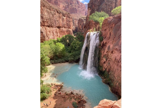 Dozens of hikers became ill during trips to waterfalls near the Grand Canyon