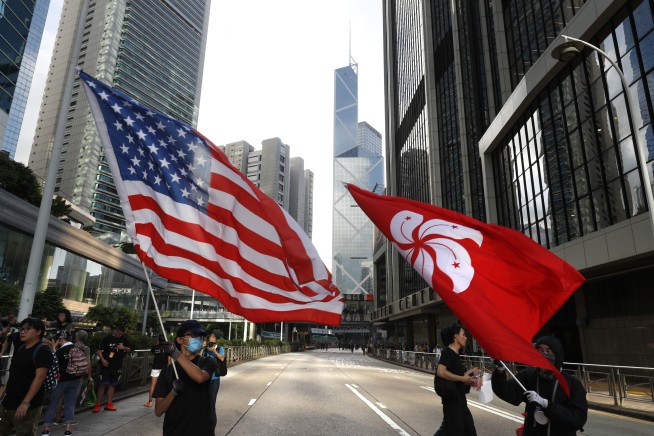 Police launch tear gas as Hong Kong protest turns violent