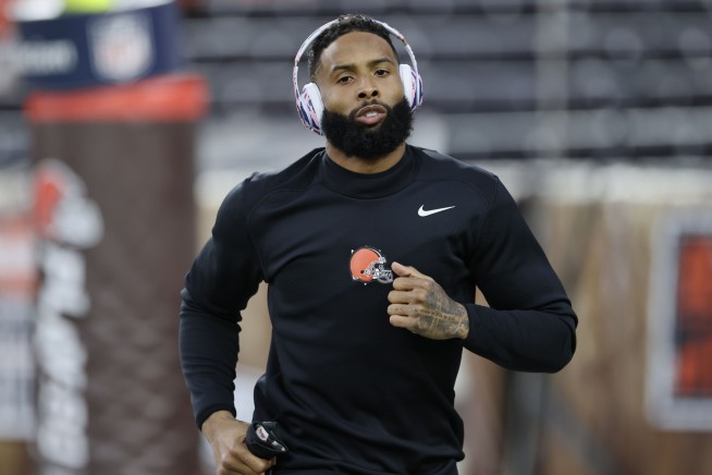 Down and out: Receiver Odell Beckham Jr. released by Browns