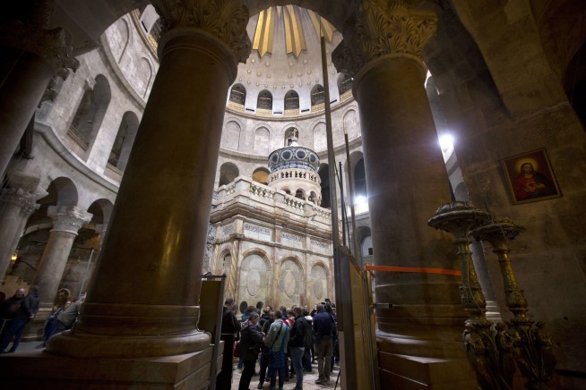 Historic restoration of Jesus' burial shrine completed