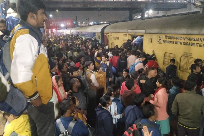 At least 18 people are dead after a stampede at New Delhi railway station in India