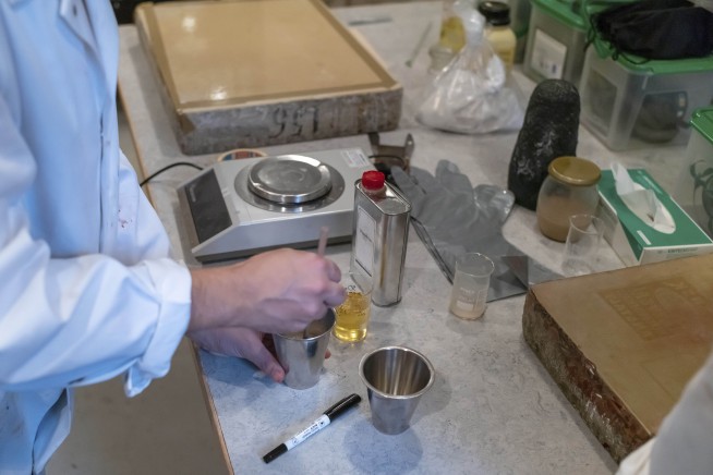 Danish masters prepped canvases with leftovers from brewing beer