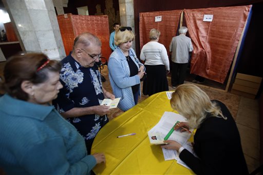 Ukraine regions hold sovereignty vote