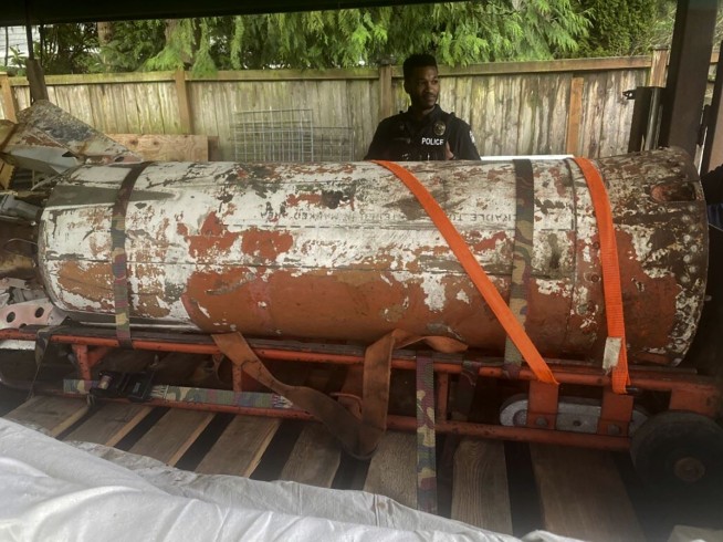 Police: Inert Cold War-era missile found in garage of Washington state home