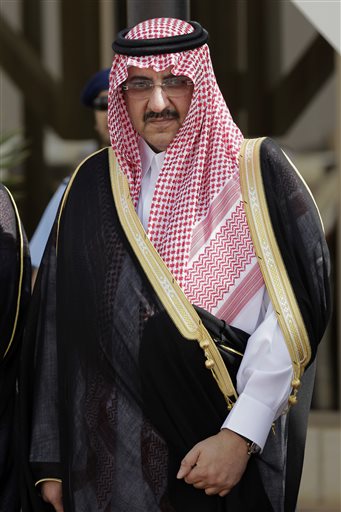 Saudi king names counterterrorism czar as new crown prince