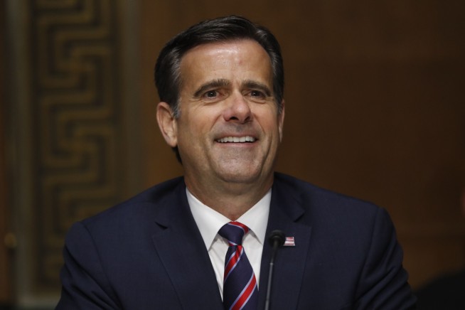 Senate confirms Ratcliffe as national intelligence chief