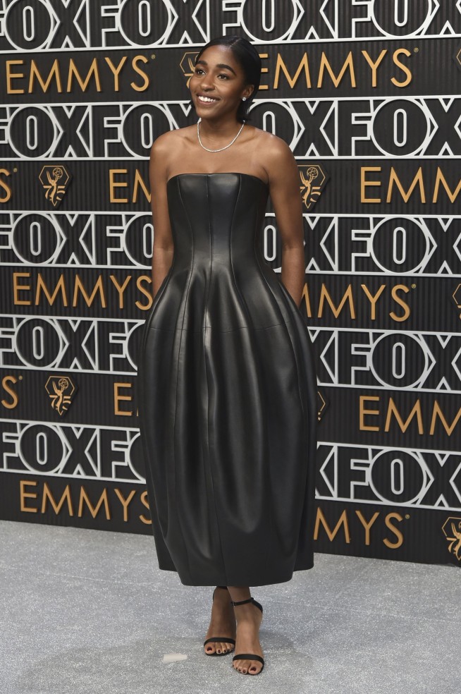 Quinta Brunson, Ayo Edebiri and Rhea Seehorn light up the Emmy Awards silver carpet