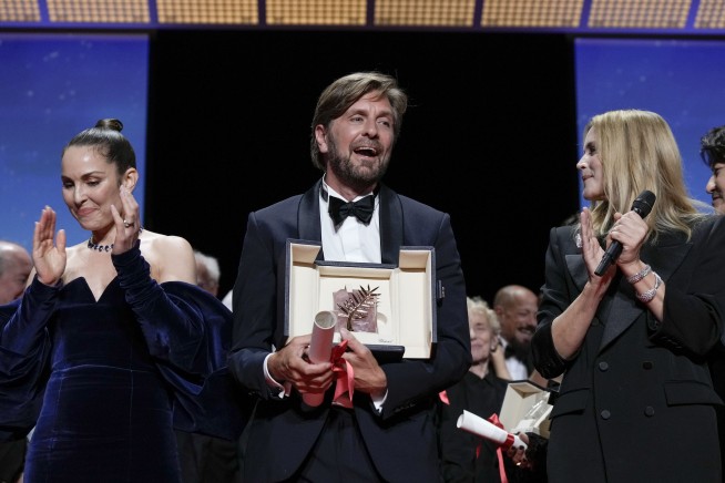 'Triangle of Sadness' wins Palme d'Or at Cannes Film Fest