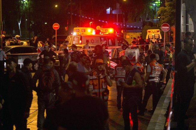 Palestinian gunmen kill 3 Israelis in Tel Aviv, 5 wounded