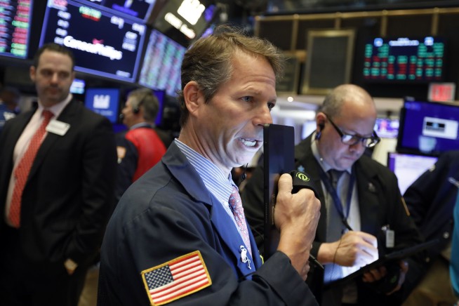 Markets Right Now: Stocks drop on economic worries