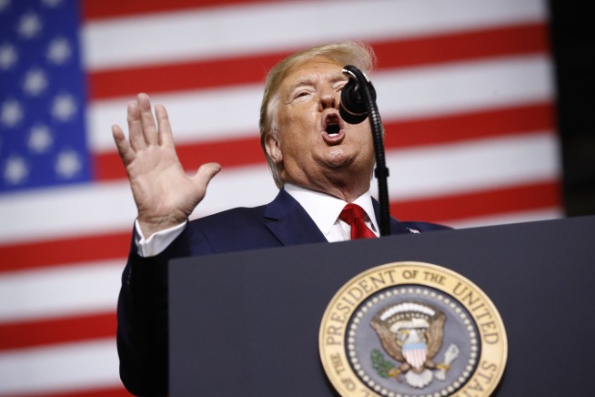 Trump ties US success to 2nd term: 'You have to vote for me'