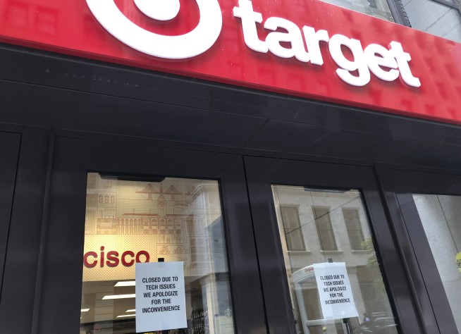 Target's tech trouble clogs stores with long checkout lines