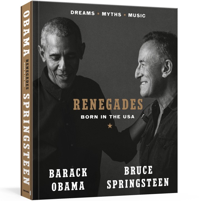 Obama-Springsteen book 'Renegades' coming in October
