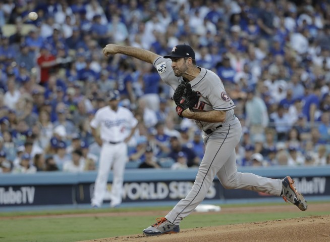 The Latest: Springer's 2-run homer gives Astros Game 2 win