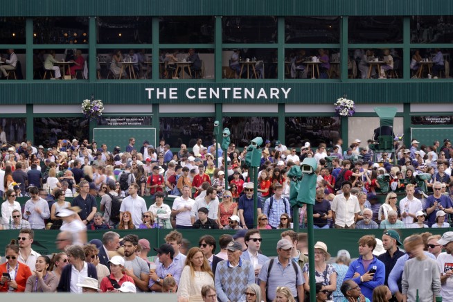 Champagne problems as Wimbledon asks fans to cork it when players serve