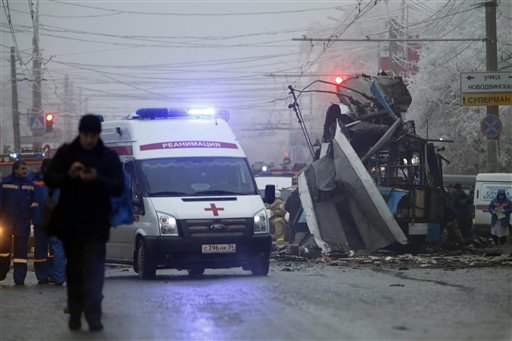 At least 10 killed in bus explosion in Volgograd