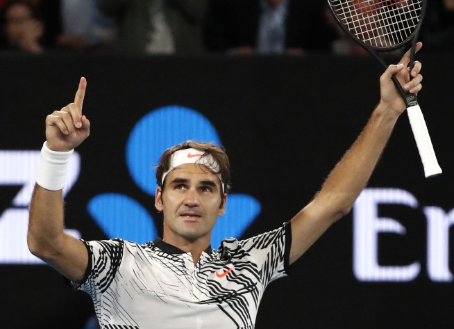 The Latest: Federer beats Nadal to win 18th Grand Slam title
