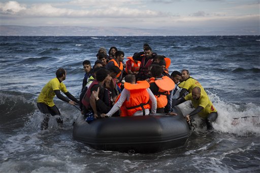 The Latest: Syrian migrants swim for 4 hours to reach Greece