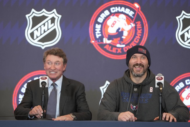 Alex Ovechkin and Wayne Gretzky are tied at 894 goals. Ovechkin can break the record Sunday