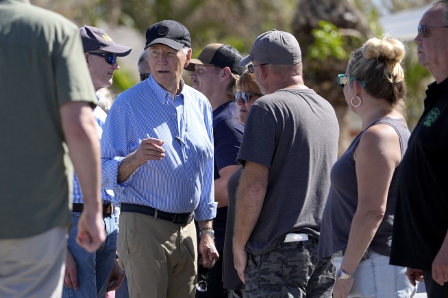 From the pulpit, Harris calls out Trump for hurricane misinformation. Biden surveys Florida's damage
