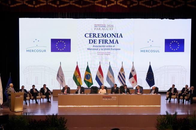 European Union and Mercosur bloc of South American nations sign landmark free trade agreement