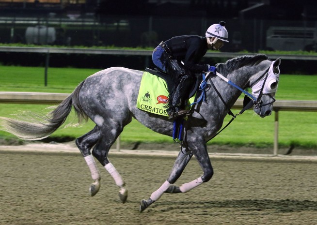 The Latest: Nyquist sweeps to Derby to stay unbeaten