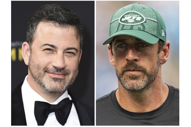 Aaron Rodgers denies implying comic Jimmy Kimmel was tied to Epstein and condemns those who do
