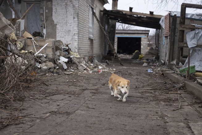 Jittery Ukrainian villagers 'fear that a big war will start'